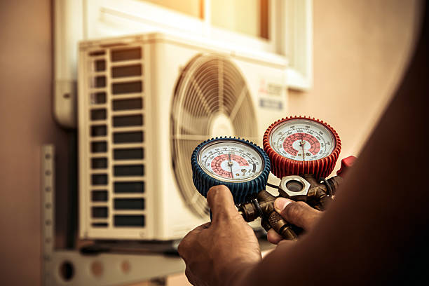 Professional Emergency Hvac technician working in South Heights, PA